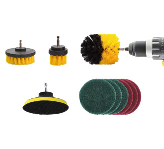 AMIO σετ βούρτσες καθαρισμού για δράπανο 02593, σε διάφορα μεγέθη, 10τμχ AMIO σετ βούρτσες καθαρισμού για δράπανο 02593, σε διάφορα μεγέθη, 10τμχ