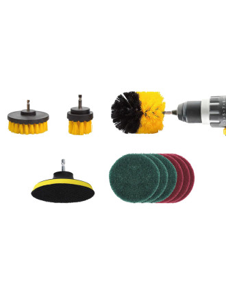 AMIO σετ βούρτσες καθαρισμού για δράπανο 02593, σε διάφορα μεγέθη, 10τμχ AMIO σετ βούρτσες καθαρισμού για δράπανο 02593, σε διάφορα μεγέθη, 10τμχ