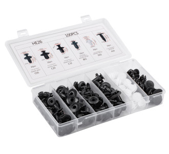 AMIO σετ κλιπ αυτοκινήτου 02830, universal, 100τμχ