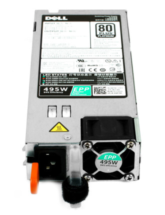 DELL used PSU 02FR04 για PowerEdge 13G/14G R630/R730/R640/R7400, 495W