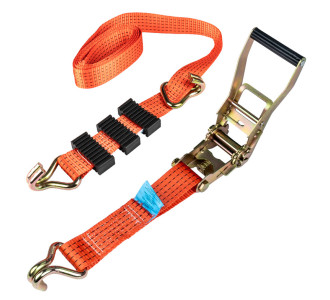 AMIO ιμάντας πρόσδεσης φορτίου 03316 με καστάνια & γάντζο, έως 5000kg, 3m AMIO ιμάντας πρόσδεσης φορτίου 03316 με καστάνια & γάντζο, έως 5000kg, 3m