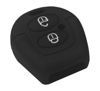 Θήκη κλειδιού για αυτοκίνητα Volkswagen 1001-08, εύκαμπτη, μαύρη