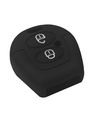 Θήκη κλειδιού για αυτοκίνητα Volkswagen 1001-08, εύκαμπτη, μαύρη