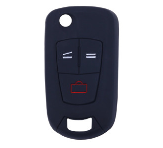 Θήκη κλειδιού για αυτοκίνητα Opel 1005-02, εύκαμπτη, μαύρη