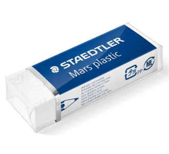 STAEDTLER γόμα 52650, 23x65mm, λευκή
