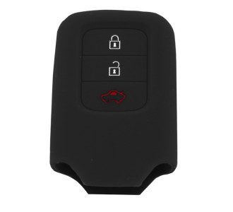 Θήκη κλειδιού για αυτοκίνητα Honda 1014-01, εύκαμπτη, μαύρη