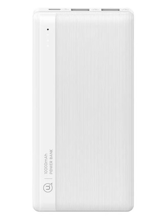 USAMS power bank US-CD205, 2x USB θύρες εξόδου, 10000mAh, 10W, λευκό USAMS power bank US-CD205, 2x USB θύρες εξόδου, 10000mAh, 10W, λευκό