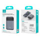 USAMS power bank CD221 με οθόνη, 2x θύρες εξόδου, 10000mAh, PPS 33W, γκρι