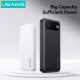 USAMS power bank CD249 με οθόνη, 3x θύρες εξόδου, 10000mAh, PD20W, λευκό