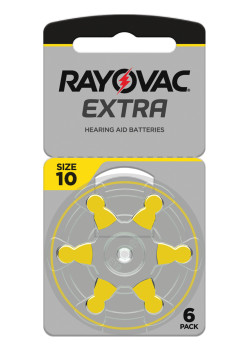 RAYOVAC μπαταρίες ακουστικών βαρηκοΐας 10MF, mercury free, 1.45V, 6τμχ