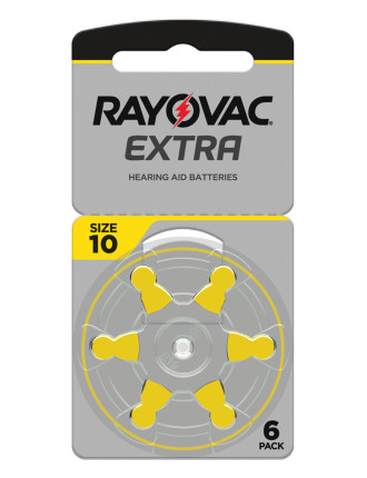 RAYOVAC μπαταρίες ακουστικών βαρηκοΐας 10MF, mercury free, 1.45V, 6τμχ