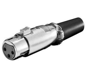 GOOBAY βύσμα μικροφώνου 11223, 3 pin, μεταλλικό