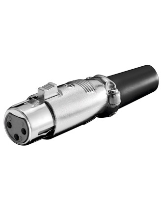 GOOBAY βύσμα μικροφώνου 11223, 3 pin, μεταλλικό