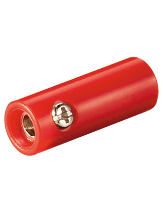 GOOBAY βύσμα μπανάνα socket 11379, θηλυκό, 70V, κόκκινο, 10τμχ