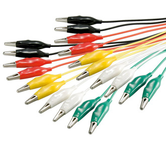 GOOBAY Σετ καλώδια με κροκοδειλάκια 11426, 0.48m, 10τμχ GOOBAY Σετ καλώδια με κροκοδειλάκια 11426, 0.48m, 10τμχ