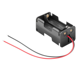 GOOBAY θήκη μπαταρίας 11472 για 4x AA μπαταρίες, μαύρη