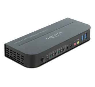 DELOCK HDMI KVM Switch 11481, 2 ports, USB 3.0, Audio, 4K/60Hz, μαύρο DELOCK HDMI KVM Switch 11481, 2 ports, USB 3.0, Audio, 4K/60Hz, μαύρο