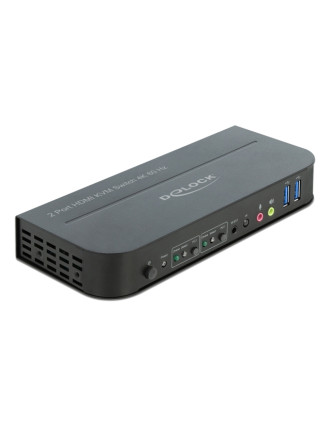 DELOCK HDMI KVM Switch 11481, 2 ports, USB 3.0, Audio, 4K/60Hz, μαύρο DELOCK HDMI KVM Switch 11481, 2 ports, USB 3.0, Audio, 4K/60Hz, μαύρο