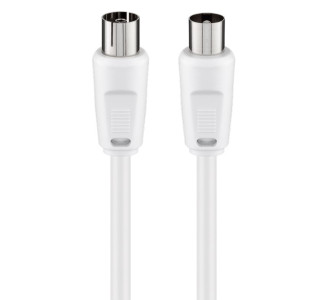 GOOBAY καλώδιο κεραίας αρσενικό σε θηλυκό 11515, <70dB, CCS, 15m, λευκό GOOBAY καλώδιο κεραίας αρσενικό σε θηλυκό 11515, <70dB, CCS, 15m, λευκό