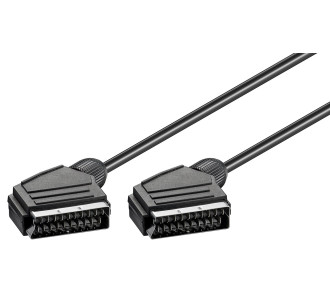 GOOBAY καλώδιο Scart 21pin σε Scart 21pin 11702, 1.5m, μαύρο