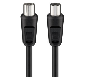 GOOBAY καλώδιο κεραίας αρσενικό σε θηλυκό 11722, <70dB, CCS, 2.5m, μαύρο GOOBAY καλώδιο κεραίας αρσενικό σε θηλυκό 11722, <70dB, CCS, 2.5m, μαύρο