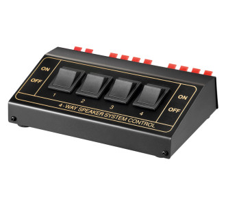 GOOBAY switch 4 σετ ηχείων 11934, έως 200W, μαύρο