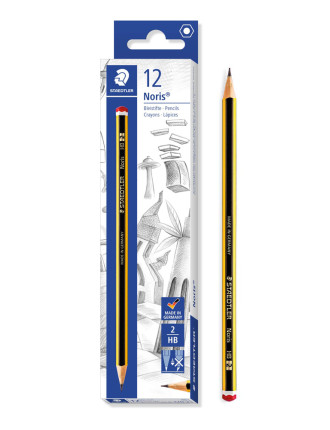 STAEDTLER ξύλινο μολύβι Noris 120-2, εξάγωνο, ΗB2, 12τμχ