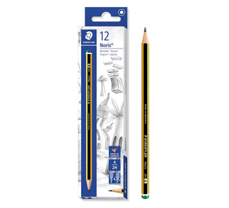 STAEDTLER ξύλινο μολύβι Noris 120-4, εξάγωνο, 2Η4, 12τμχ