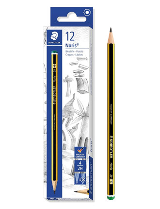 STAEDTLER ξύλινο μολύβι Noris 120-4, εξάγωνο, 2Η4, 12τμχ STAEDTLER ξύλινο μολύβι Noris 120-4, εξάγωνο, 2Η4, 12τμχ