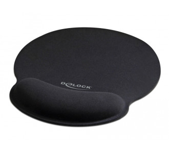 DELOCK Mousepad 12559 με στήριγμα καρπού, 252 x 227mm, μαύρο DELOCK Mousepad 12559 με στήριγμα καρπού, 252 x 227mm, μαύρο