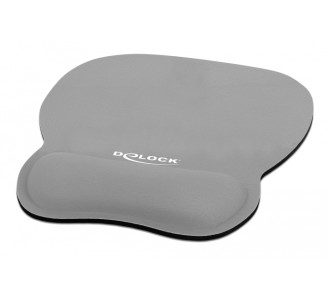 DELOCK Mousepad 12698 με στήριγμα καρπού, 245x206 mm, γκρι DELOCK Mousepad 12698 με στήριγμα καρπού, 245x206 mm, γκρι