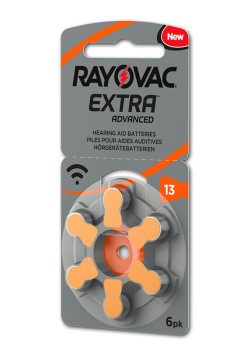 RAYOVAC μπαταρίες ακουστικών βαρηκοΐας 13MF, mercury free, 1.4V, 6τμχ