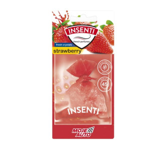 MOJE AUTO κρεμαστό αρωματικό αυτοκινήτου 15-504, φράουλα, crystals, 20g