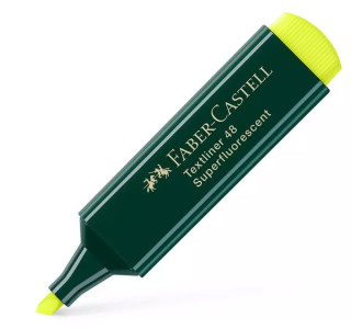 FABER-CASTELL μαρκαδόρος υπογράμμισης Textliner 48, κίτρινος, 1τμχ