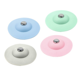 Τάπα σιφωνιού Flex Drain Stop με συκρατητή τριχών, σιλικόνη, mix color