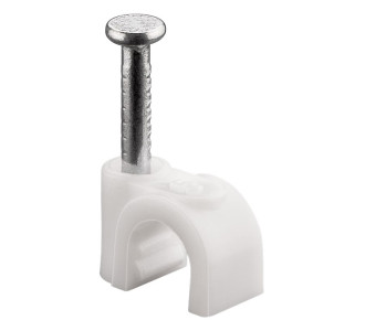 GOOBAY ρόκα στήριξης καλωδίων 17077, 5mm, λευκό, 100τμχ GOOBAY ρόκα στήριξης καλωδίων 17077, 5mm, λευκό, 100τμχ