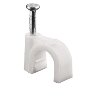 GOOBAY ρόκα στήριξης καλωδίων 17080, 8mm, λευκό, 100τμχ