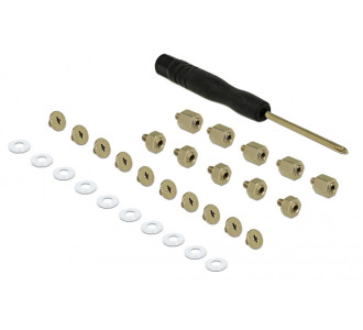 DELOCK κιτ συναρμολόγησης για M.2 SSD/Module 18288, 31τμχ DELOCK κιτ συναρμολόγησης για M.2 SSD/Module 18288, 31τμχ