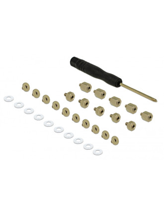 DELOCK κιτ συναρμολόγησης για M.2 SSD/Module 18288, 31τμχ DELOCK κιτ συναρμολόγησης για M.2 SSD/Module 18288, 31τμχ