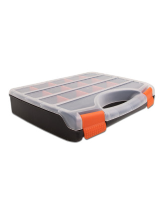 DELOCK ταμπακιέρα 18418, 17 θέσεων, 320 x 255 x 60mm, πλαστική, μαύρη