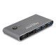 DELOCK DisplayPort KVM switch 18646 με 4x θύρες USB 5Gbps, 8K/30Hz, γκρι DELOCK DisplayPort KVM switch 18646 με 4x θύρες USB 5Gbps, 8K/30Hz, γκρι