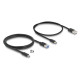DELOCK DisplayPort KVM switch 18646 με 4x θύρες USB 5Gbps, 8K/30Hz, γκρι DELOCK DisplayPort KVM switch 18646 με 4x θύρες USB 5Gbps, 8K/30Hz, γκρι