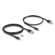 DELOCK HDMI KVM switch 18647 με 4x θύρες USB 5Gbps, 8K/30Hz, γκρι DELOCK HDMI KVM switch 18647 με 4x θύρες USB 5Gbps, 8K/30Hz, γκρι