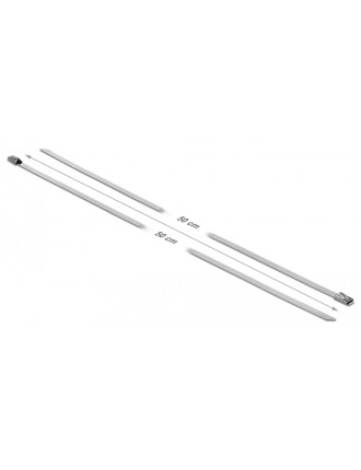 DELOCK μεταλλικός σφιγκτήρας καλωδίων 18770, 500x4.6mm, 10τμχ