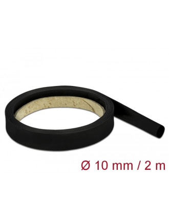 DELOCK Θερμοσυστελλόμενο μονωτικό για καλώδια 18981, 2mx10mm, 2:1 μαύρο