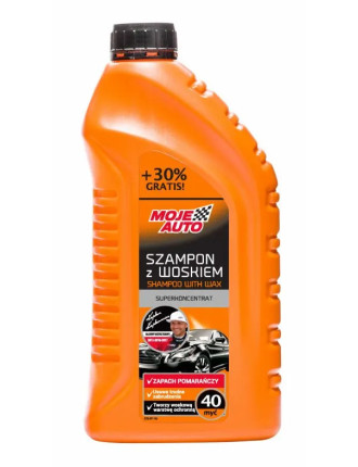 MOJE AUTO σαμπουάν αυτοκινήτου με κερί 19-027E, άρωμα πορτοκάλι, 1.3L