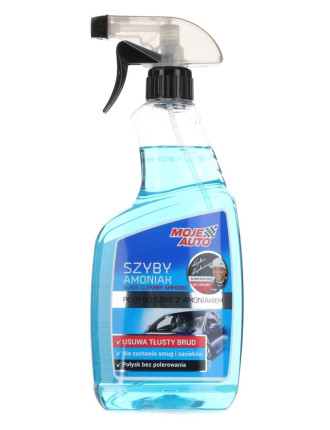 MOJE AUTO σπρέι καθαρισμού τζαμιών αυτοκινήτου 19-602 με αμμωνία, 650ml MOJE AUTO σπρέι καθαρισμού τζαμιών αυτοκινήτου 19-602 με αμμωνία, 650ml