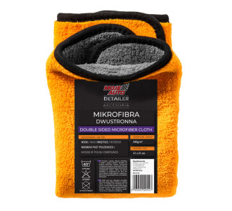 MOJE AUTO απορροφητική πετσέτα μικροϊνών 19-632 41x41cm, πορτοκαλί/μαύρη