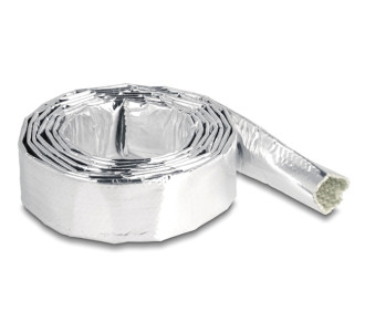 DELOCK περίβλημα μόνωσης καλωδίων 19004, αλουμινίου, 20mm x 2m, ασημί