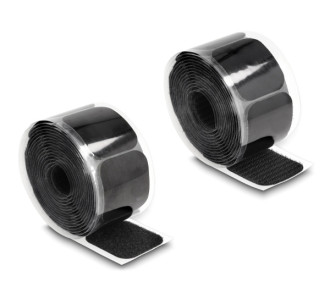DELOCK αυτοκόλλητα τύπου Velcro 19106 σε ρολό 3m, 45x50mm, μαύρο DELOCK αυτοκόλλητα τύπου Velcro 19106 σε ρολό 3m, 45x50mm, μαύρο